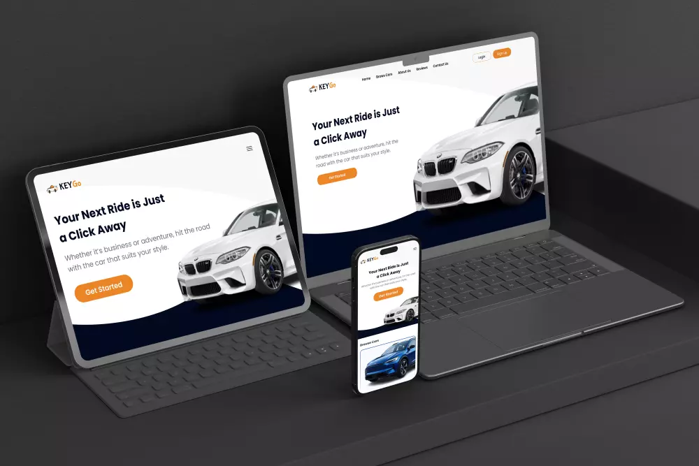 تصميم صفحة هبوط Landing Page متجاوبة