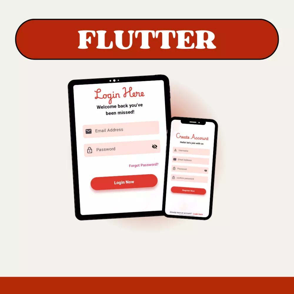 إنشاء تطبيق جوال باستخدام Flutter باحترافية