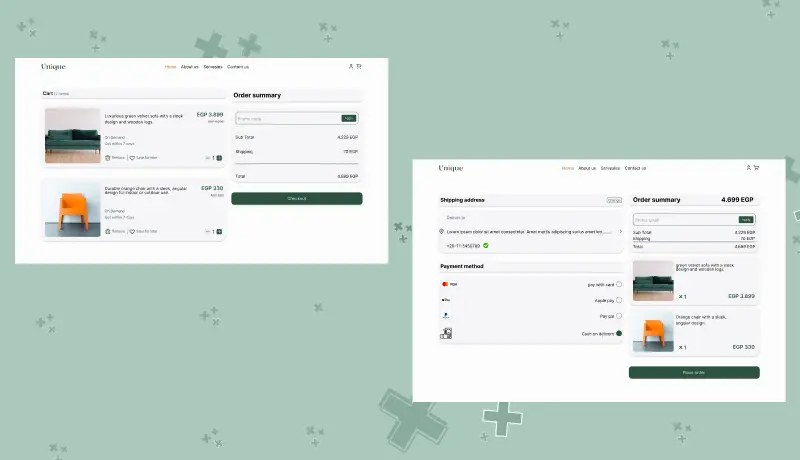 تصميم UI/UX احترافي لتجربة استخدام سهلة وجذابة
