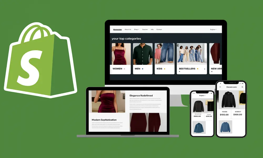 ضبط متجر شوبيفاي وإضافة المنتجات والتعديلات باحتراف