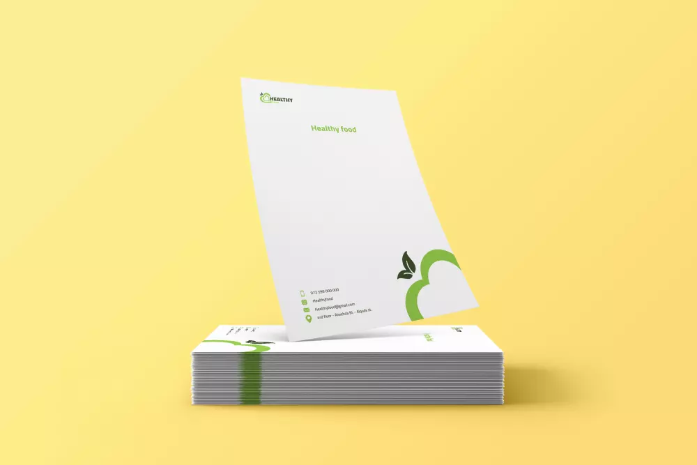 سأقوم بتصميم ورقة مراسلات Letterhead احترافية مميزة