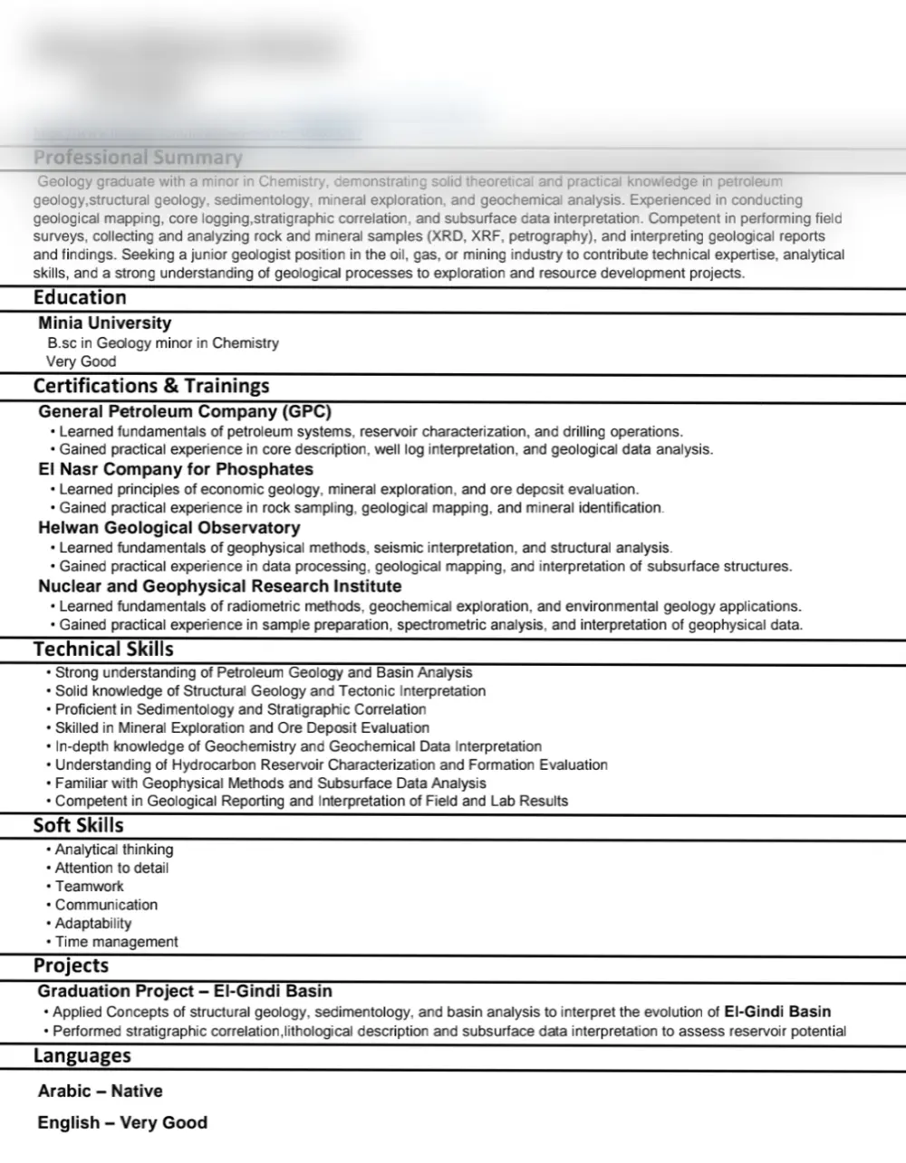 كتابة وتصميم سيرة ذاتية احترافية متوافقة مع Ats