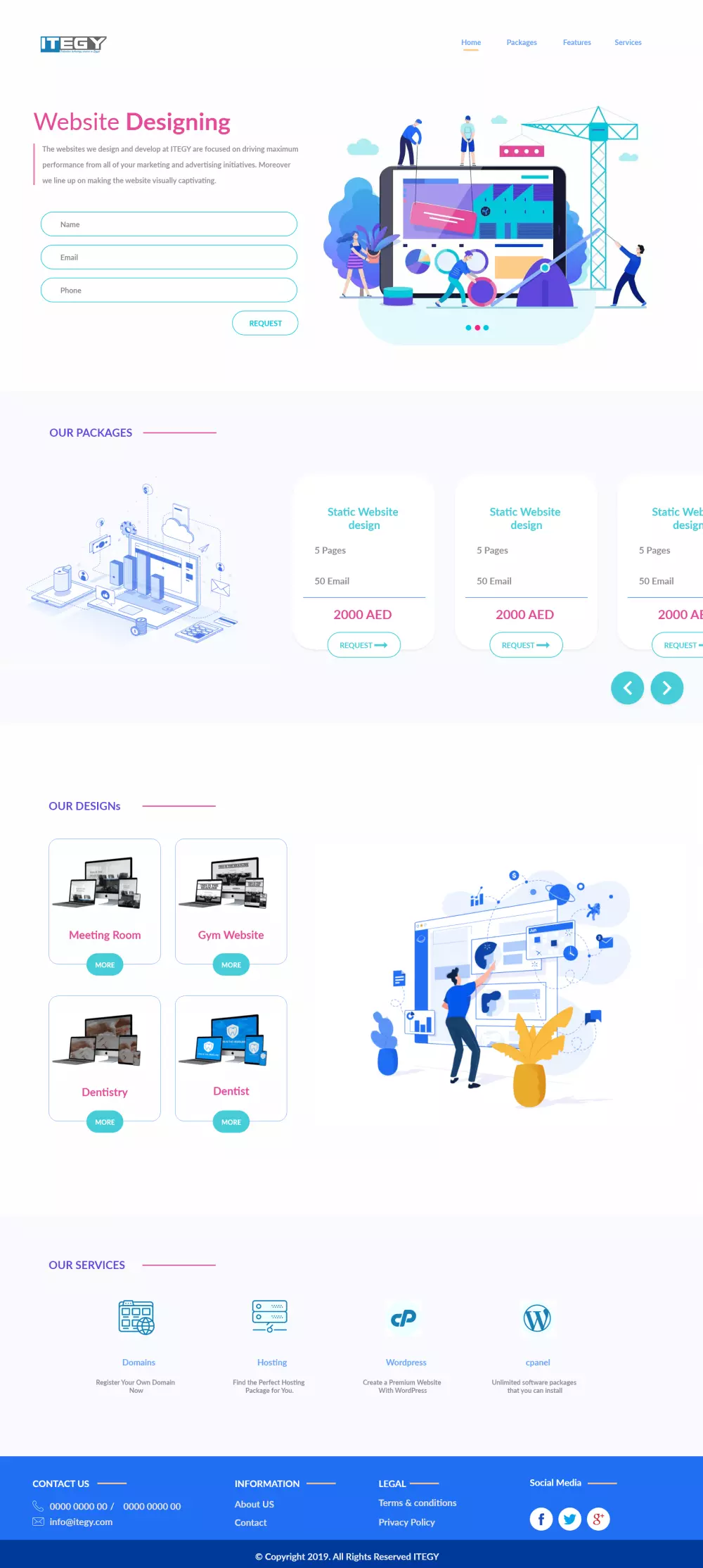 صفحه Landing Page - صفحه هبوط