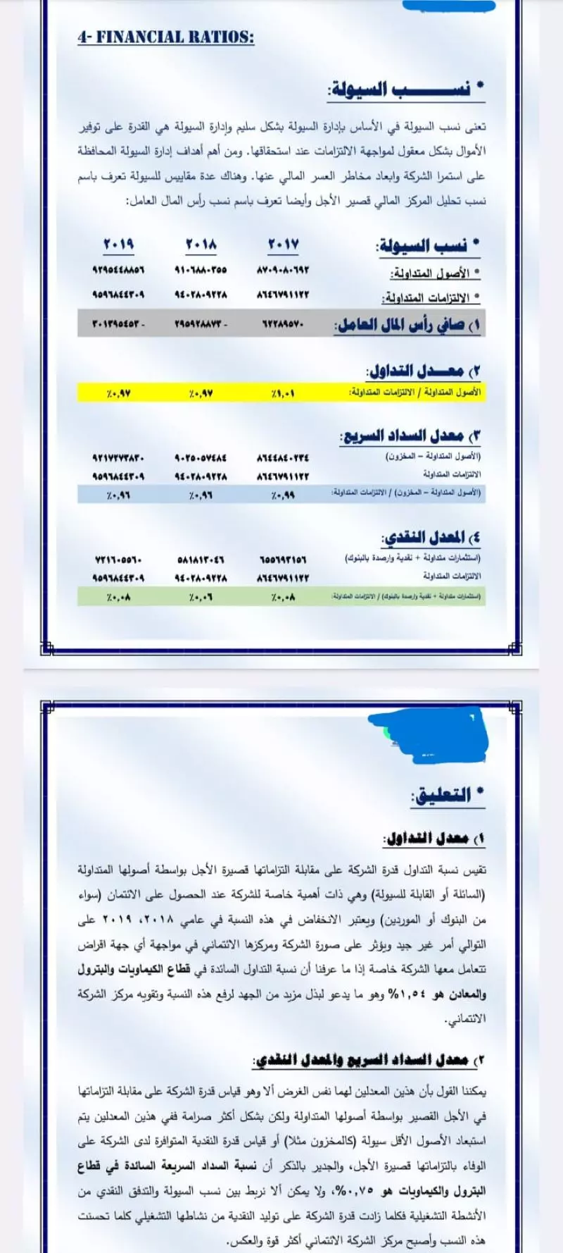 تحليل مالي