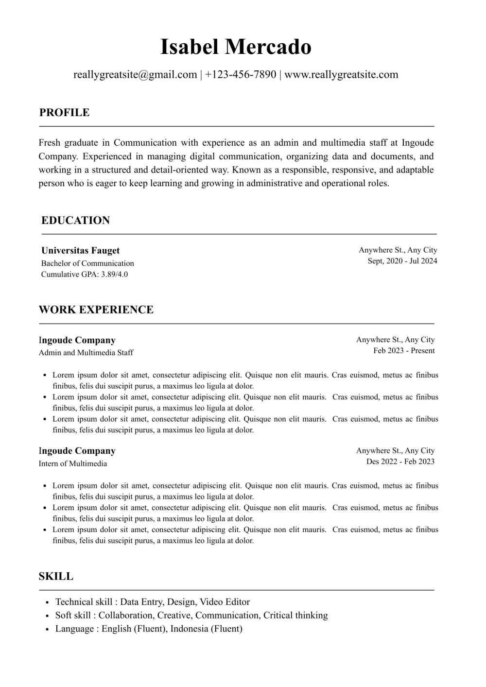 تصميم سيرة ذاتية احترافية تدعم الـ ATS مع تطوير LinkedIn