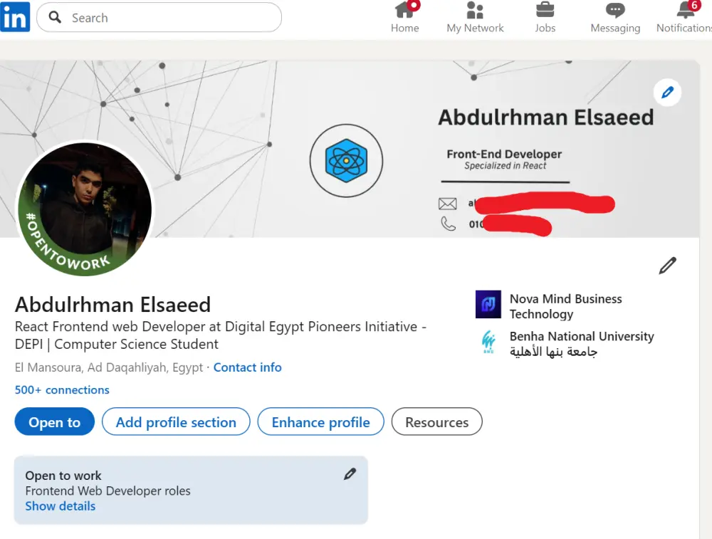 تصميم سيرة ذاتية احترافية تدعم الـ ATS مع تطوير LinkedIn
