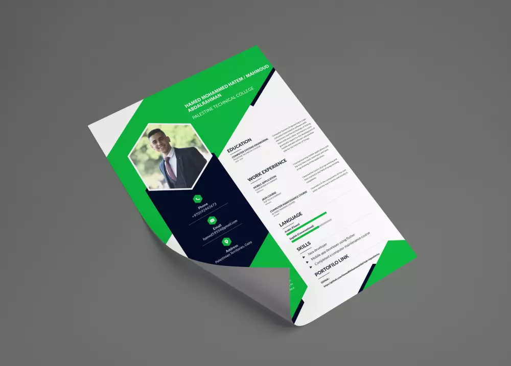 تصميم سيرة ذاتية - Cv - احترافية مقابل 10$ فقط.