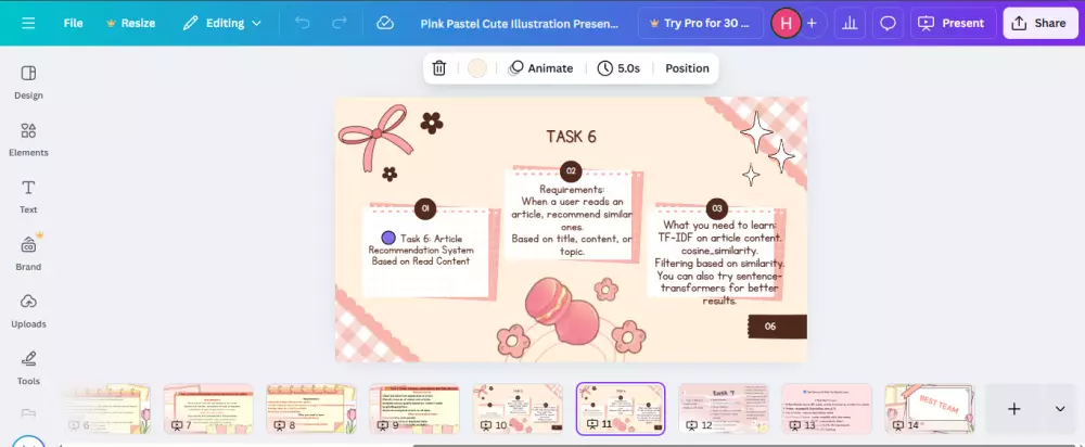 أدوات الإنتاجية والعروض: Excel, Sheets, Power point,canva