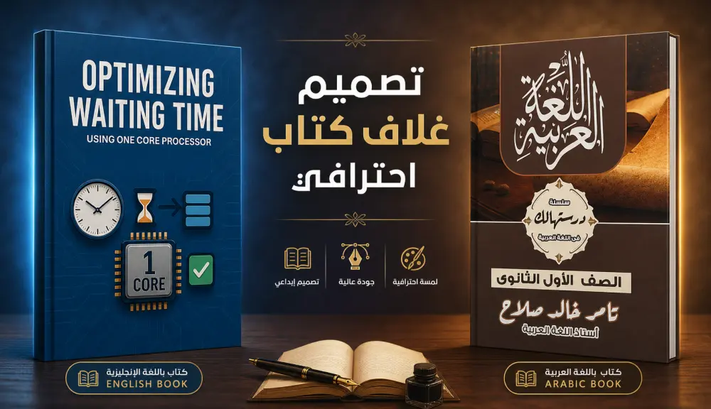 تصميم غلاف كتاب احترافى