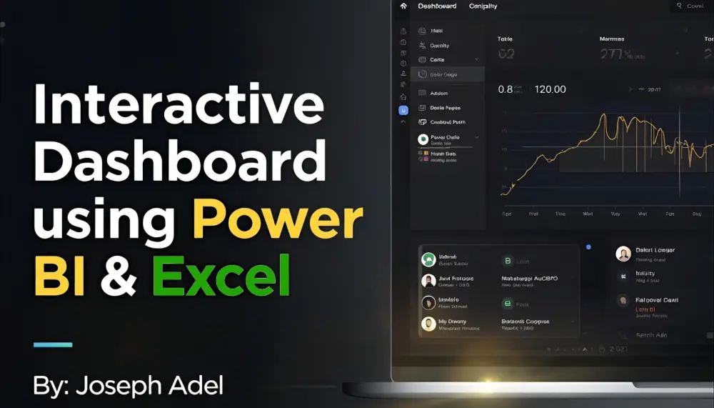 عمل داشبورد تفاعلى Interactive Dashboard بإستخدام Power BI و Excel