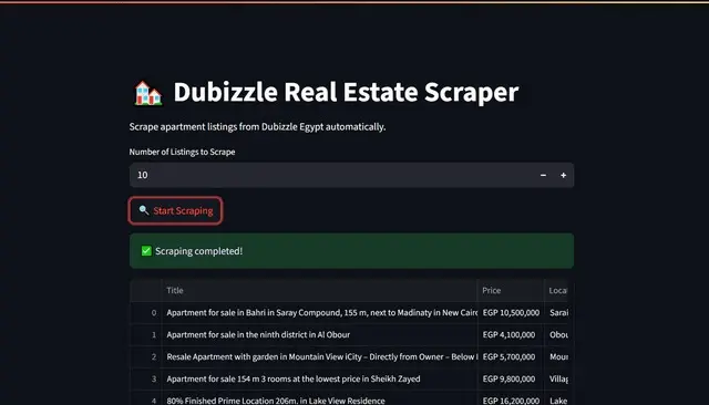 استخراج البيانات من مواقع الويب web scraping