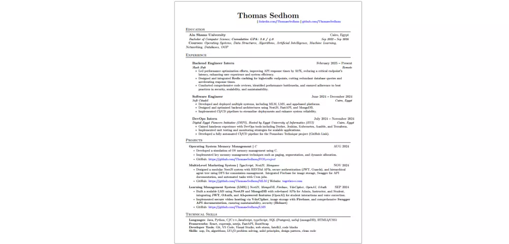 سيرة ذاتية احترافية مميزة ومتوافقة مع ATS انجليزي و عربي