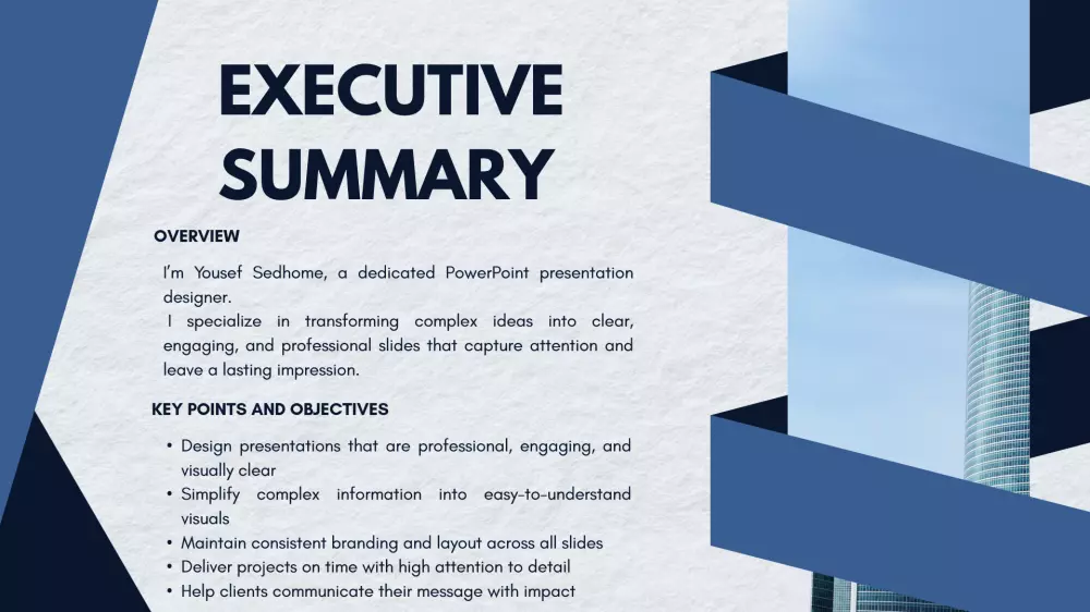 تصميم عروض PowerPoint احترافية ومبتكرة