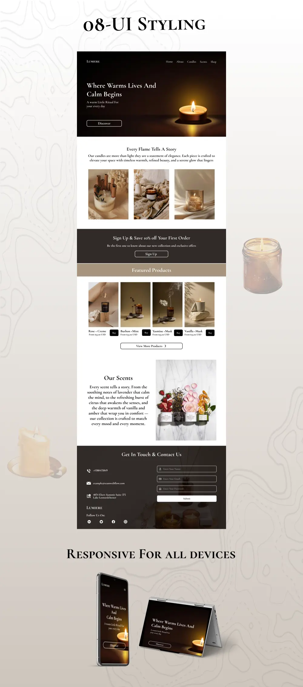 تصميم واجهات تطبيقات موبايل و متصفحات ويب وبورتفوليو بشكل محترف