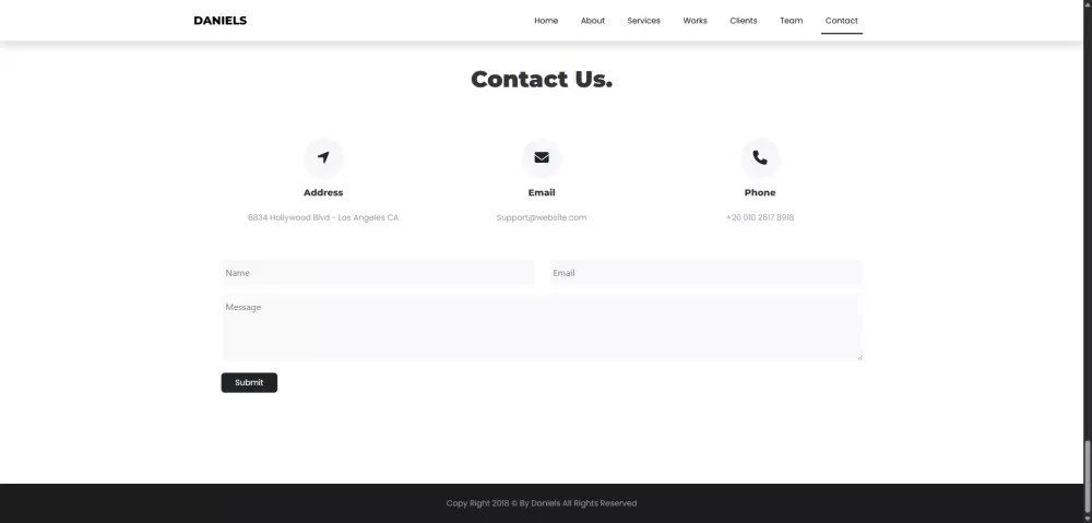 تصميم وتطوير قالب ويب شخصي (Portfolio Template)