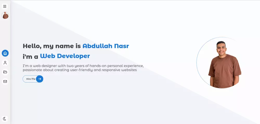 عمل Portfolio شخصي لعرض اعمالك ومهاراتك