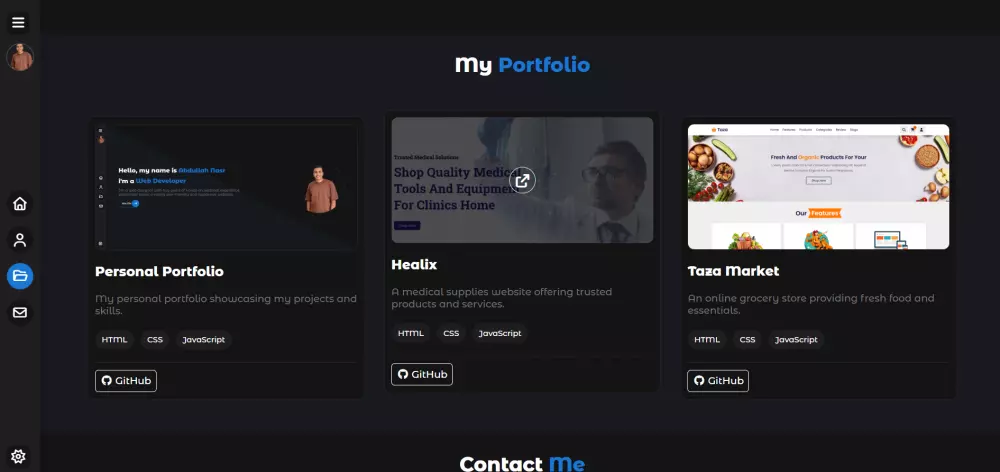 عمل Portfolio شخصي لعرض اعمالك ومهاراتك