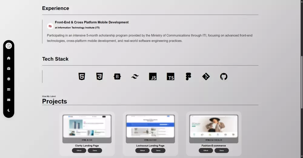 تصميم بورتفوليو احترافي يعكس أعمالك بشكل مميز وجذاب