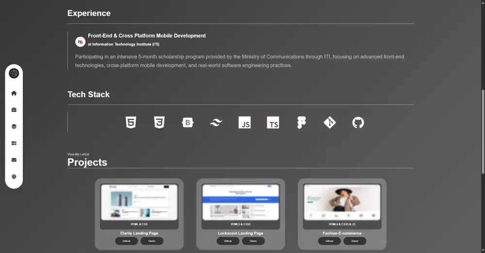 تصميم بورتفوليو احترافي يعكس أعمالك بشكل مميز وجذاب