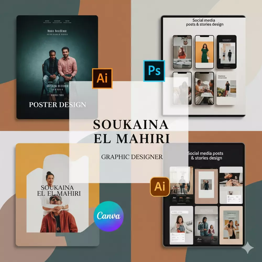 تصميم تصاميم إبداعية وجذابة تناسب هويتك وتلبي احتياجاتك، سواء كانت لمواقع التواصل الاجتماعي، البوسترات أو المواد التسويقية، بجودة عالية واهتمام بأدق التفاصيل.