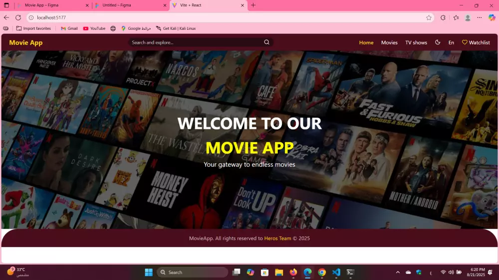 هل لديك تصميم على Figma وتريد تحويله إلى موقع ويب احترافي متجاوب باستخدام React.js؟ سأقوم بتحويل تصميمك بدقة إلى كود نظيف ومنظم، مع واجهة حديثة وسهلة الاستخدام، ومتوافقة مع جميع الأجهزة (كمبيوتر – تابلت – موبايل) وجميع المتصفحات.