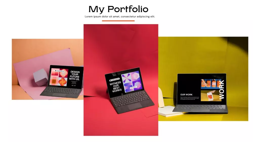 تصميم موقع بورتفوليو شخصي احترافي لعرض الأعمال