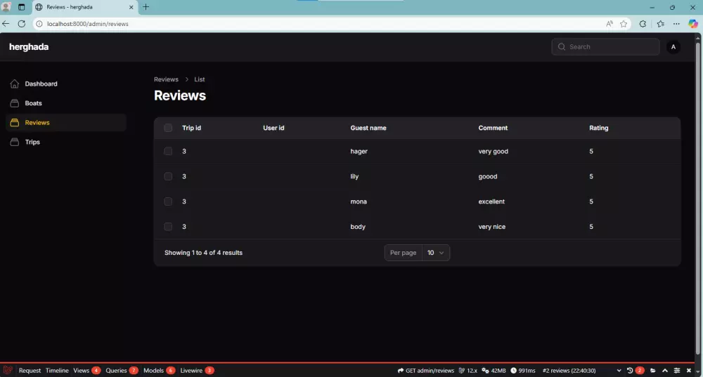 تطوير لوحة تحكم احترافية باستخدام Laravel