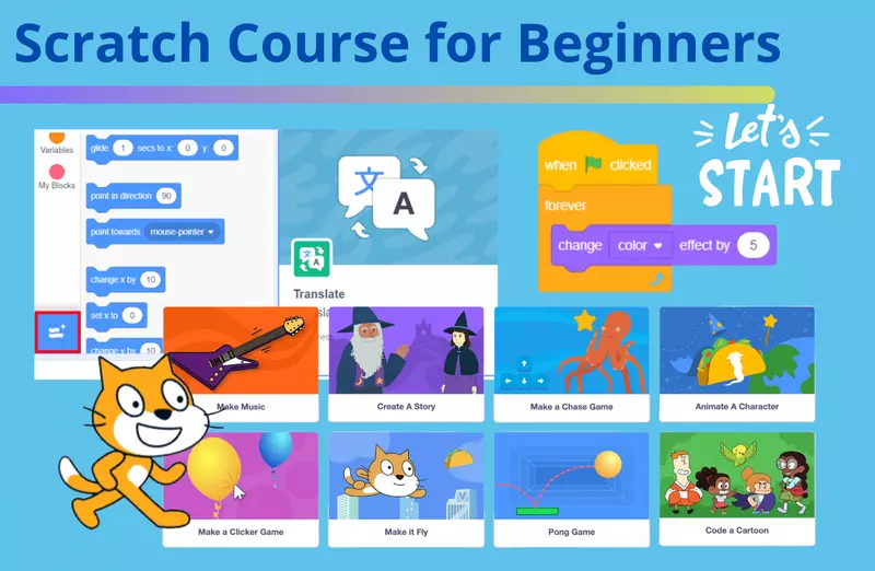 تعليم الأطفال البرمجة باستخدام Scratch
