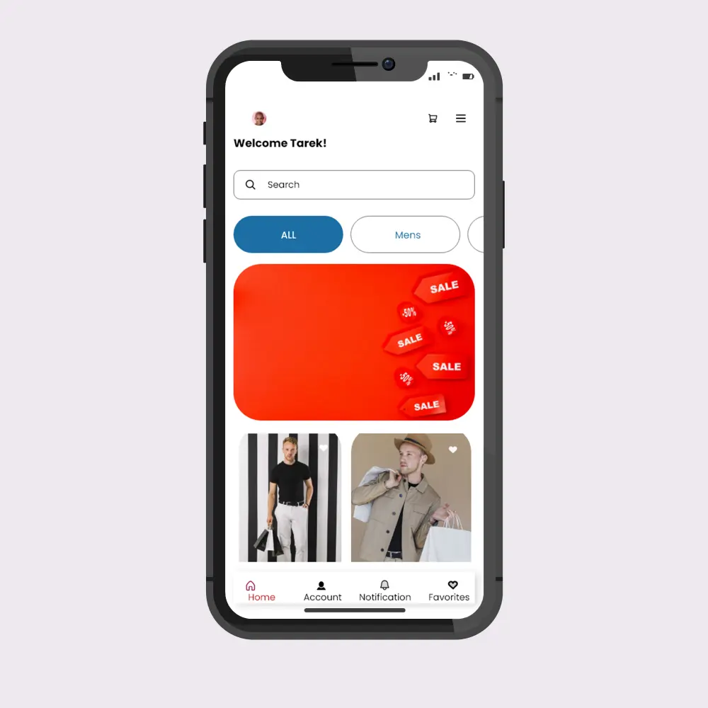 تصميم ولجهات المستخدم لدي المواقع وتطبيقات الهواتف- UI/UX Designer