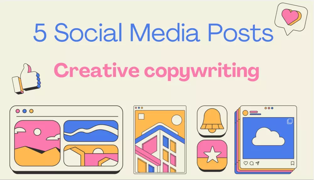 كتابة 5 بوستات إعلانية جذابة للسوشيال ميديا