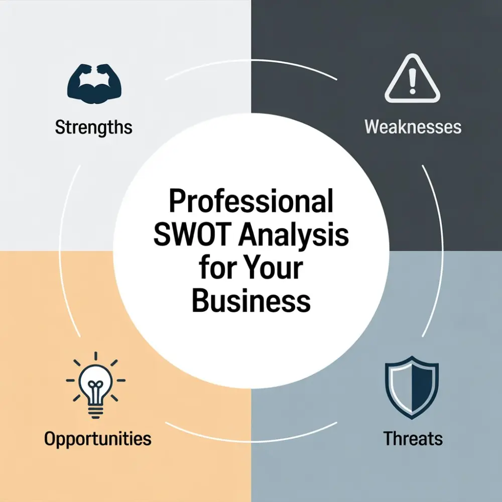 تحليل مشروعك بطريقة ال swot analysis