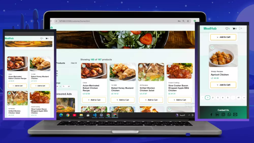 جعل موقعك متجاوب (Responsive) – صفحة كاملة بـ 5 أقسام مقابل 10$