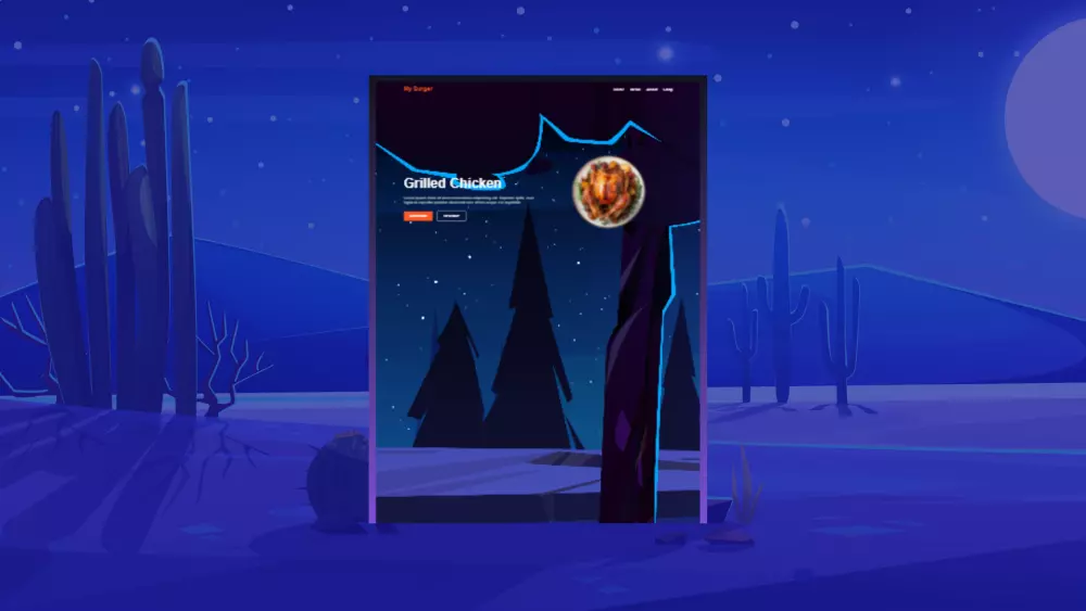 تصميم صفحة هبوط موقع احترافية عصرية ومتجاوبة landing page