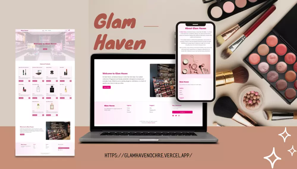 تصميم وتطوير واجهة متجر إلكتروني احترافية باستخدام React