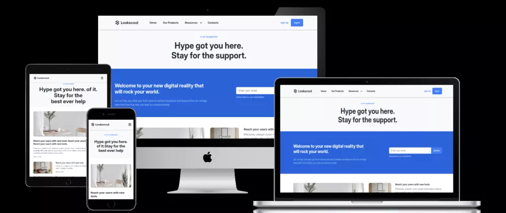 تصميم صفحة هبوط بإستخدام أحدث التقنيات مثل :  html,css,js,and bootstrap