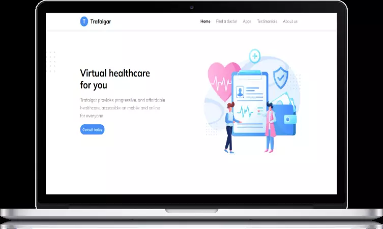 مشروع Trafalgar — منصة خدمات طبية عبر الإنترنت
