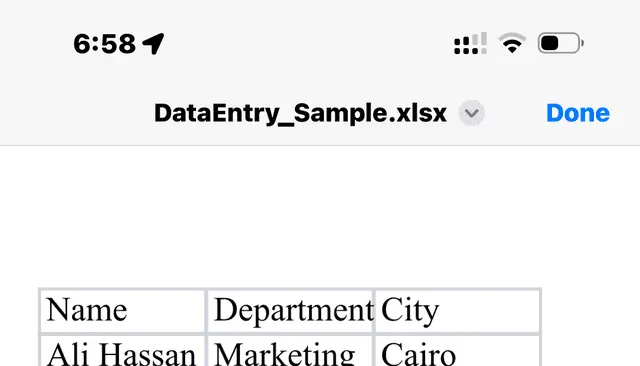 إدخال بيانات بسرعة ودقة على Excel أو Word