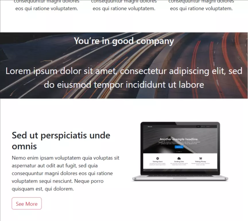 صفحة هبوط متجاوبة ب HTML5, CSS3