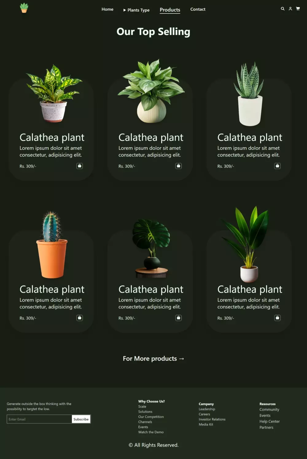 تصميم صفحة هبوط باستخدام HTML, CSS, Tailwind