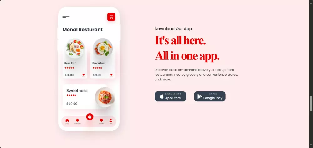 صفحة هبوط متجاوبة ب HTML5, CSS3