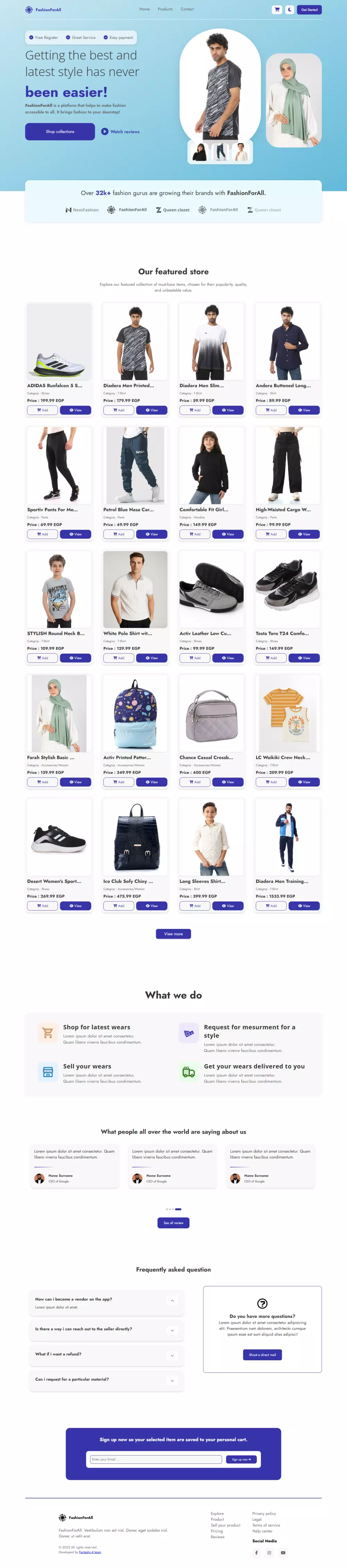 إنشاء موقع إلكتروني احترافي متجاوب مع جميع الأجهزة