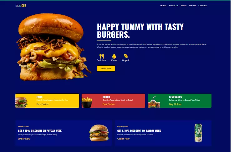 صفحة هبوط لمحل بريجير