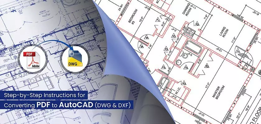 تحويل ملفات PDF أو صور إلى رسومات أوتوكاد CAD
