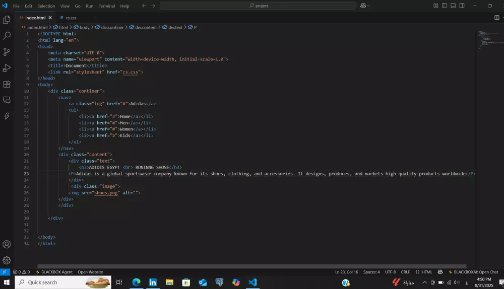 تصميم صفحة ويب أو Landing Page عصرية ومتجاوبة HTML/CSS تعرض خدمتك أو منتجك بشكل احترافي