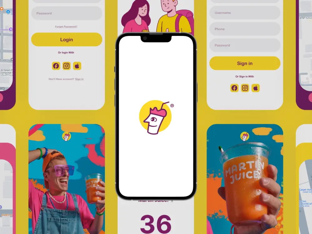 تصميم صفحات لتطبيق موبايل (Mobile App UI Design)