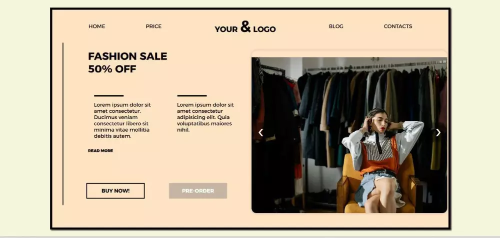 إنشاء صفحة هبوط متجاوبة Responsive Landing Page باستخدام HTML CSS JS