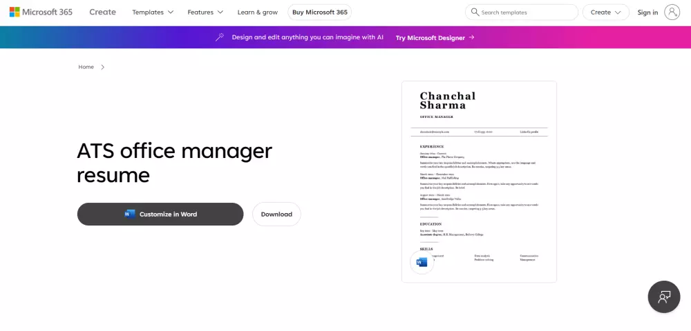 تصميم سيرة ذاتية متوافقة مع ATS وتحسين بروفايل LinkedIn