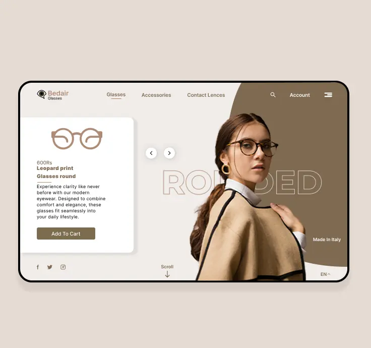 تصميم واجهة مستخدم احترافية تعكس هوية مشروعك وتزيد تفاعل العملاء