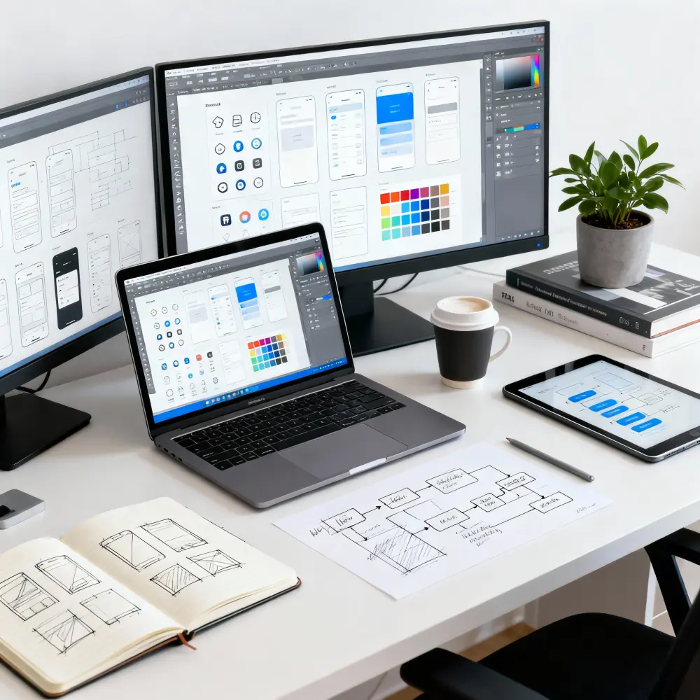 تصميم واجهة مستخدم لزيادة العملاء وتحسين تجربة المستخدم UX/UI Design