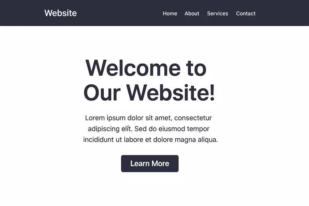 تصميم واجهة المواقع